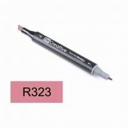 Be Creative - Be Creative Twin Art Marker Kalem Dull Red Purple R323