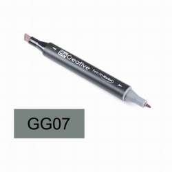 Be Creative - Be Creative Twin Art Marker Kalem Green Grey 7 GG07