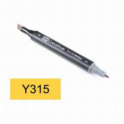 Be Creative - Be Creative Twin Art Marker Kalem Melon Yellow Y315