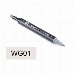 Be Creative - Be Creative Twin Art Marker Kalem Warm Grey 1 WG01