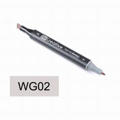 Be Creative Twin Art Marker Kalem Warm Grey 2 WG02