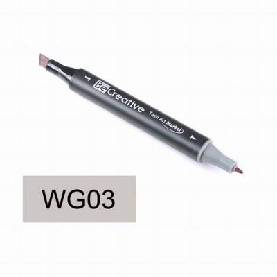 Be Creative Twin Art Marker Kalem Warm Grey 3 WG03