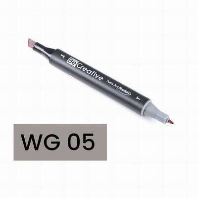 Be Creative Twin Art Marker Kalem Warm Grey 5 WG05