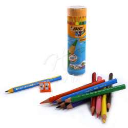 Bic - Bic Evolution Kuru Boya Kalemi 12+1 Renk Metal Tüp (1)