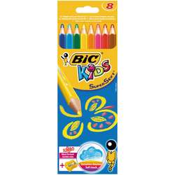 Bic - Bic Kids 8li Super Soft Kuru Boya Kalem Seti