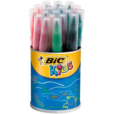 Bic Kids Visaquarelle Fırça Uçlu Yıkanabilir Keçeli Kalem 18li