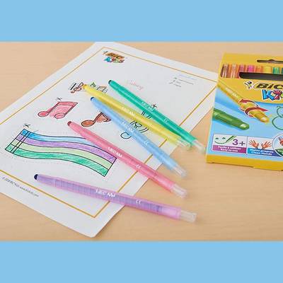 Bic Turn & Color Pastel Boya 12li