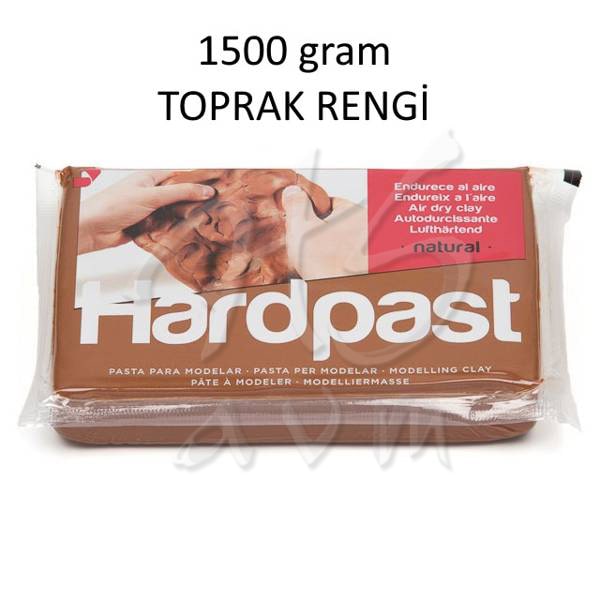 Bisbal Hardpast Doğal Model Kili 1500g Toprak Rengi