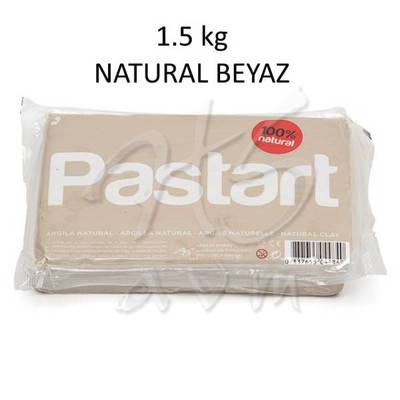 Bisbal Pastart Doğal Model Kili 1500g Natural Beyaz