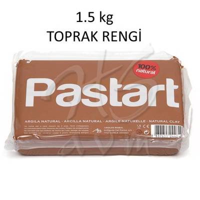 Bisbal Pastart Doğal Model Kili 1500g Toprak Rengi