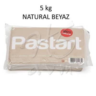 Bisbal Pastart Doğal Model Kili 5000g Natural Beyaz