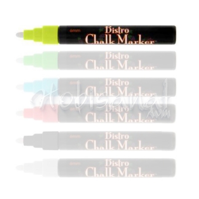 Bistro Chalk Marker Tebeşir Markör 6mm Sarı