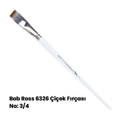 Bob Ross 6326 Çiçek Fırçası No: 3/4