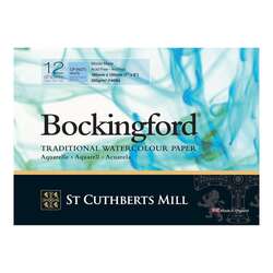 St Cuthberts - Bockingford Traditional Sulu Boya Defteri Cold Pressed 300g 12 Yaprak 13x18
