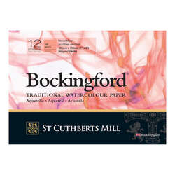 St Cuthberts - Bockingford Traditional Sulu Boya Defteri Hot Pressed 300g 12 Yaprak 13x18