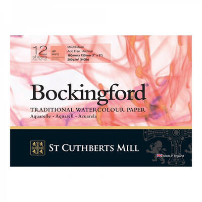 Bockingford Traditional Sulu Boya Defteri Hot Pressed 300g 12 Yaprak 13x18