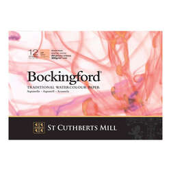 St Cuthberts - Bockingford Traditional Sulu Boya Defteri Hot Pressed 300g 12 Yaprak 21x29,7