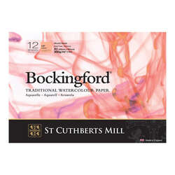 St Cuthberts - Bockingford Traditional Sulu Boya Defteri Hot Pressed 300g 12 Yaprak 29,7x42,0