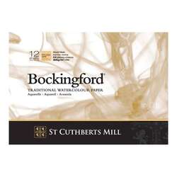 St Cuthberts - Bockingford Traditional Sulu Boya Defteri Rough 300g 12 Yaprak 21x29,7