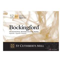 St Cuthberts - Bockingford Traditional Sulu Boya Defteri Rough 300g 12 Yaprak 29,7x42,0