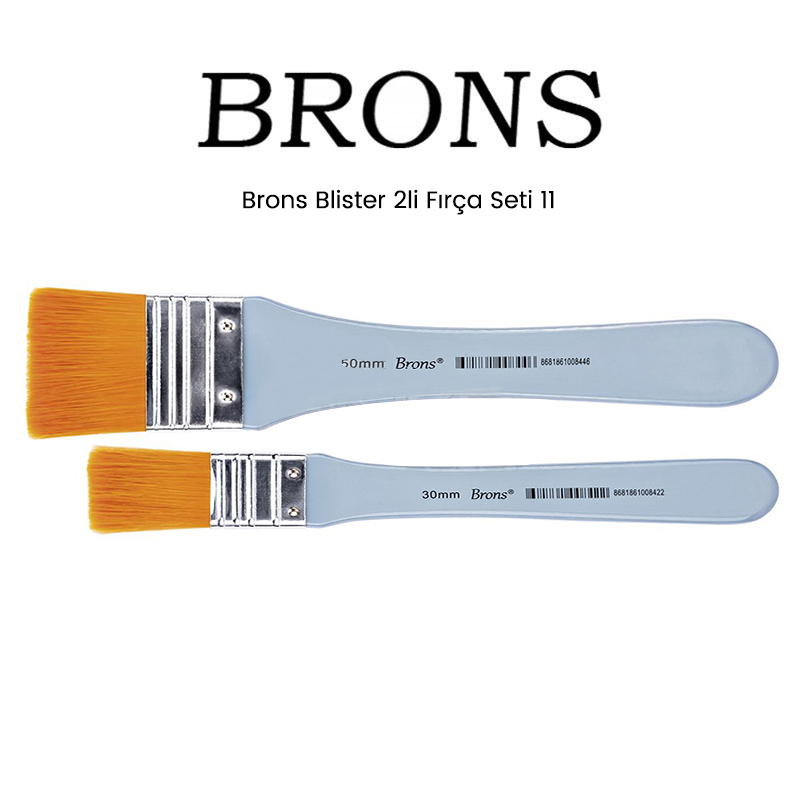 Brons Blister 2li Fırça Seti 11