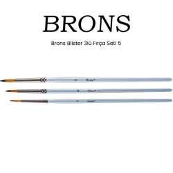 Brons - Brons Blister 3lü Fırça Seti 5