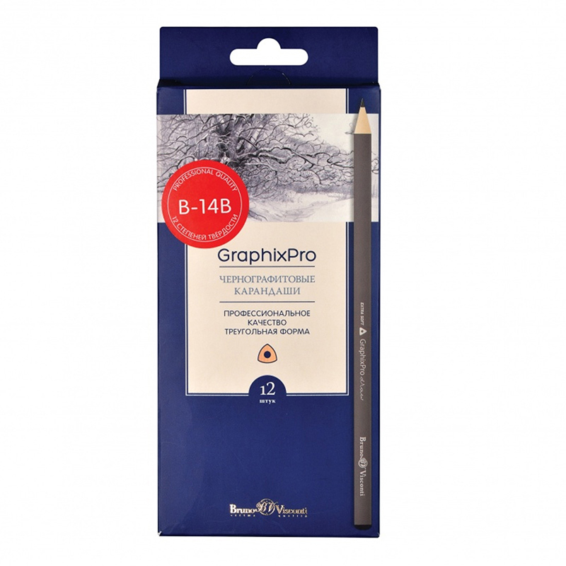 Bruno Visconti Graphixpro Kurşun Kalem Seti 12li B-14b No:21-0054