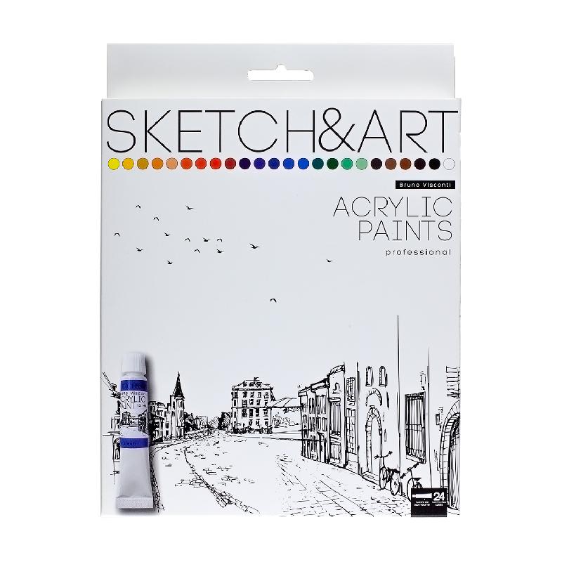 Bruno Visconti Sketch&art Akrilik Boya 24x12ml No:70-0017