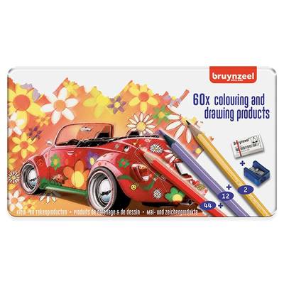 Bruynzeel Colouring and Drawing Products Boya Kalemi Seti 60lı 60312904