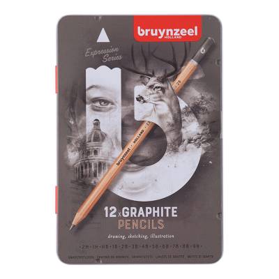 Bruynzeel Expression Graphite Dereceli Kalem 12li Set