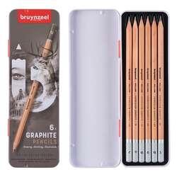 Bruynzeel - Bruynzeel Expression Graphite Dereceli Kalem 6lı Set