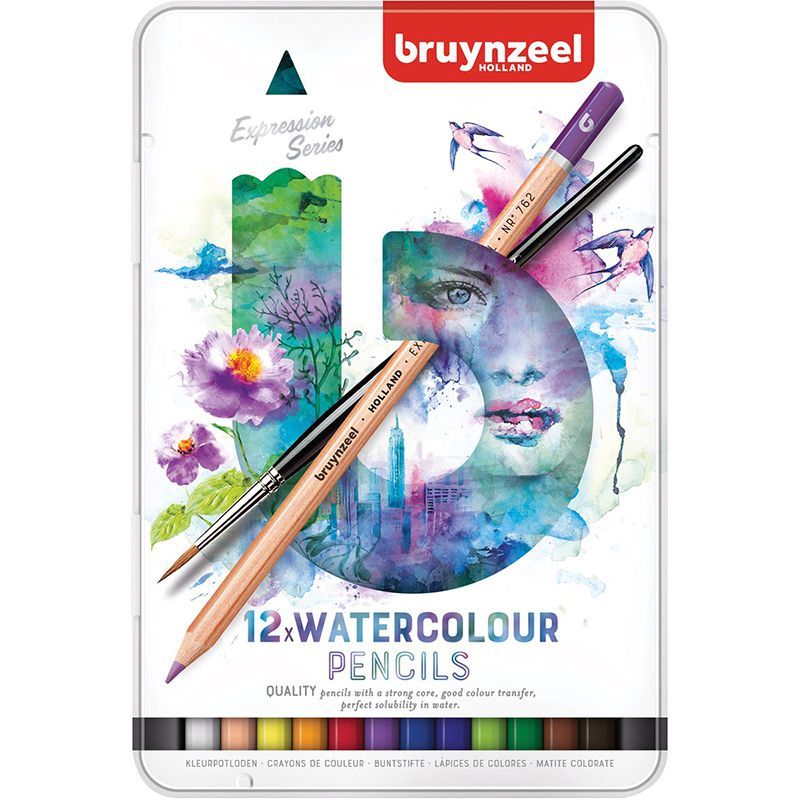 Bruynzeel Expression Series Sulu Boya Kalem Seti 12li 60313012