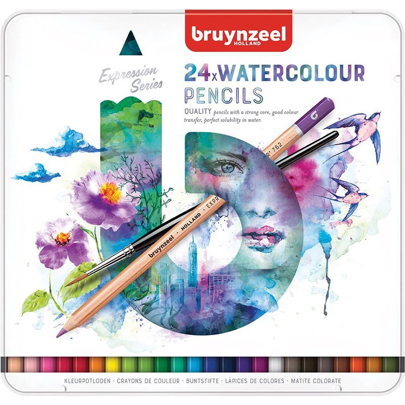 Bruynzeel Expression Series Sulu Boya Kalem Seti 24lü 60313024