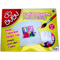 Bubu - BuBu T-Shirt Boyama Seti