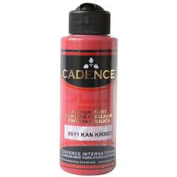 Cadence - Cadence Premium Akrilik Boya 120ml 0011 Kan Kırmızı