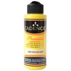 Cadence - Cadence Premium Akrilik Boya 120ml 0590 Kavun Sarı