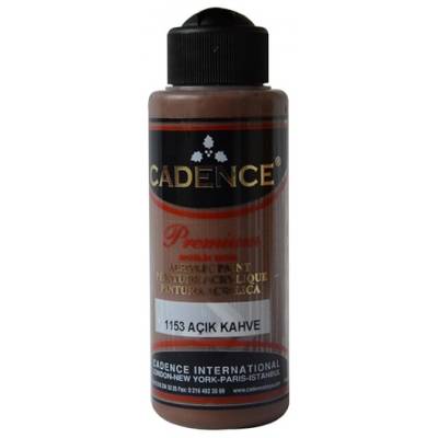 Cadence Premium Akrilik Boya 120ml 1153 Açık Kahve