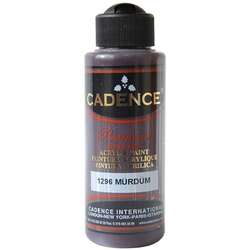 Cadence - Cadence Premium Akrilik Boya 120ml 1296 Mürdüm