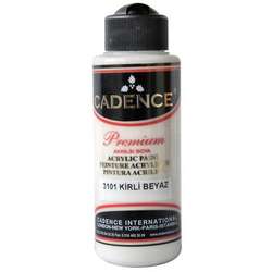 Cadence - Cadence Premium Akrilik Boya 120ml 3101 Kirli Beyaz