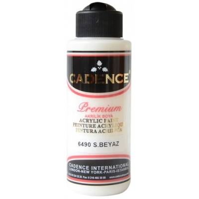 Cadence Premium Akrilik Boya 120ml 6490 S.Beyaz
