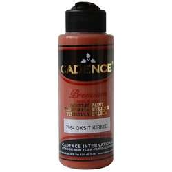 Cadence - Cadence Premium Akrilik Boya 120ml 7554 Oksit Kırmızı