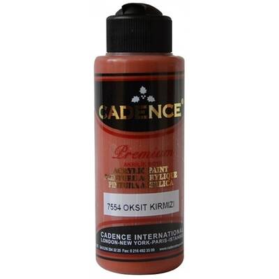 Cadence Premium Akrilik Boya 120ml 7554 Oksit Kırmızı
