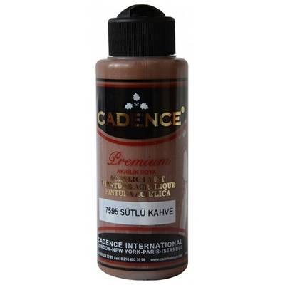 Cadence Premium Akrilik Boya 120ml 7595 Sütlü Kahve