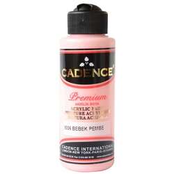 Cadence - Cadence Premium Akrilik Boya 120ml 9036 Bebek Pembe