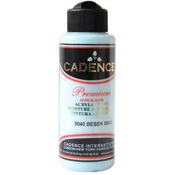 Cadence - Cadence Premium Akrilik Boya 120ml 9040 Bebek Mavi