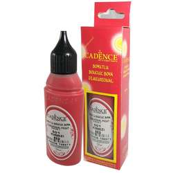 Cadence - Cadence Boncuk Boyası Parlak 50ml Kırmızı No:501