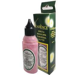 Cadence - Cadence Boncuk Boyası Simli 50ml Gül Kurusu No:467