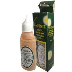 Cadence - Cadence Boncuk Boyası Simli 50ml M.Altın No:449