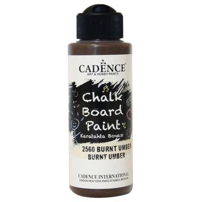 Cadence Chalkboard Paint 120ml Kara Tahta Boyası 2560 Burnt Umber