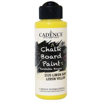 Cadence Chalkboard Paint 120ml Kara Tahta Boyası 2520 Limon Sarı